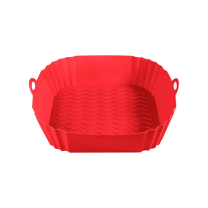 ❌ Stop Scrubbing Your Air Fryer! 🍳Reusable Heat-Resistant Silicone Liners (🔥Buy 1 Get 1 FREE Today)
