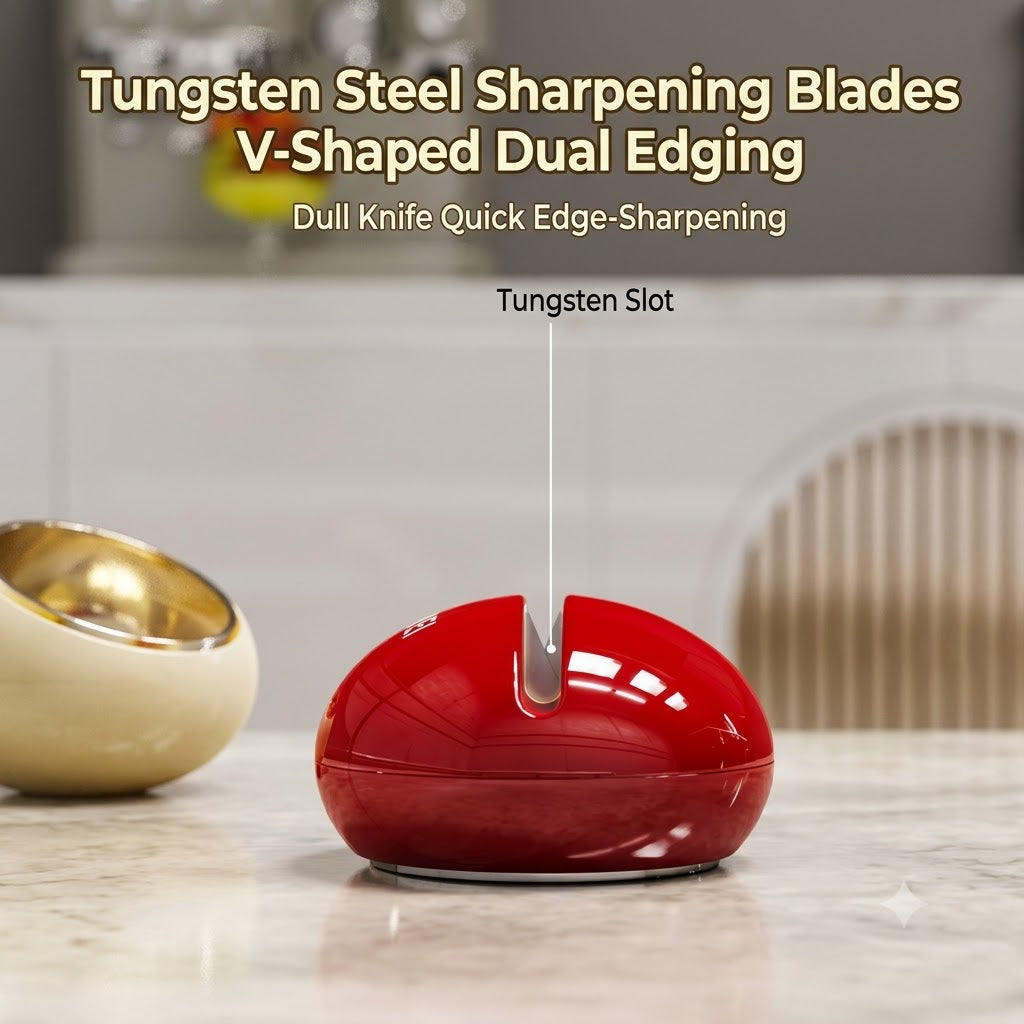 🔪 Restore Dull Knives in Just 3 Seconds! ✨Suction Cup Knife Sharpener!