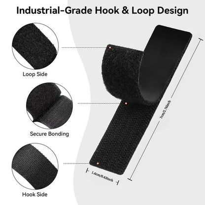 Transform Your Space with Heavy Duty Waterproof Double Sided Hook and Loop Strips - Perfect for Wall Decor, Picture Frames, and Cable Organization!