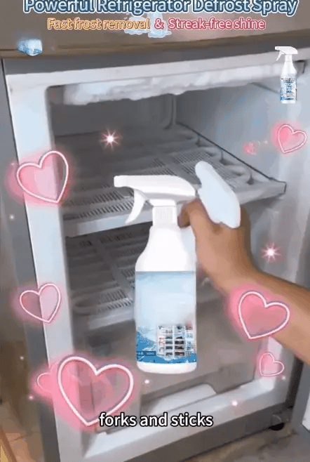 ⚡️ Melt Ice 10X Faster! Defrosting Spray (50% OFF Ends Soon) 🔥 Free Spatula Inside