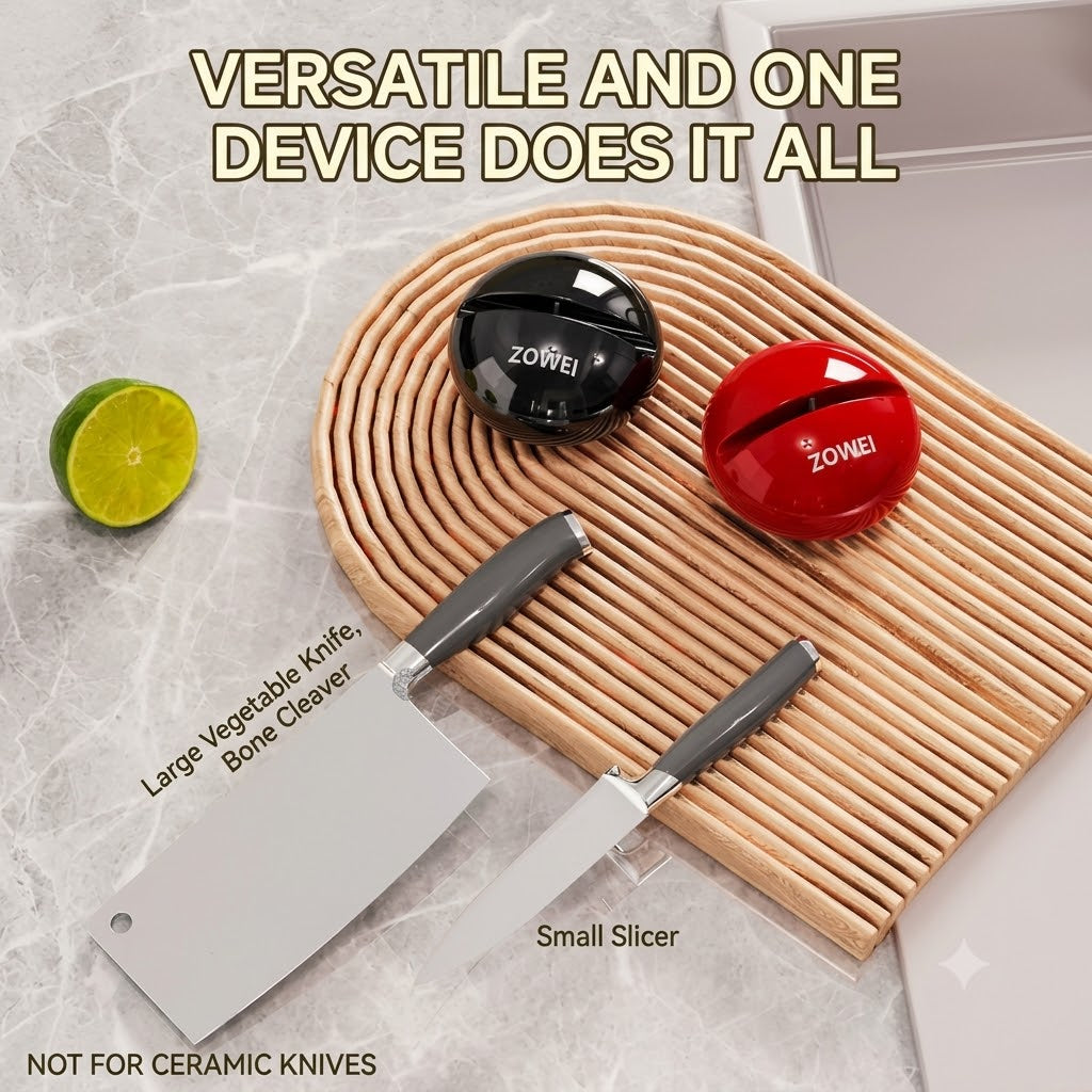 🔪 Restore Dull Knives in Just 3 Seconds! ✨Suction Cup Knife Sharpener!