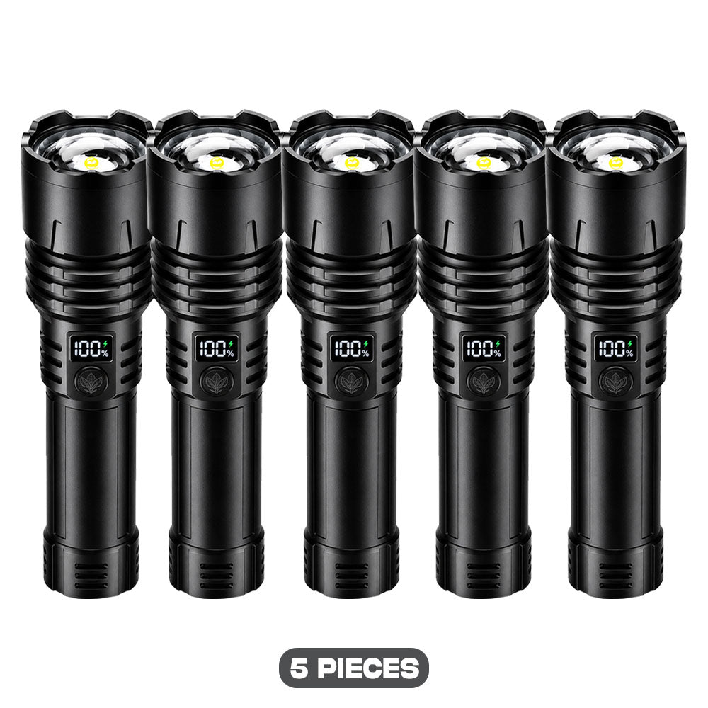 🔦2026 New Tactical Survival Flashlight｜2M+ Sold, 80X Brightness, 120H Runtime, Military‑Grade COB LED🏆