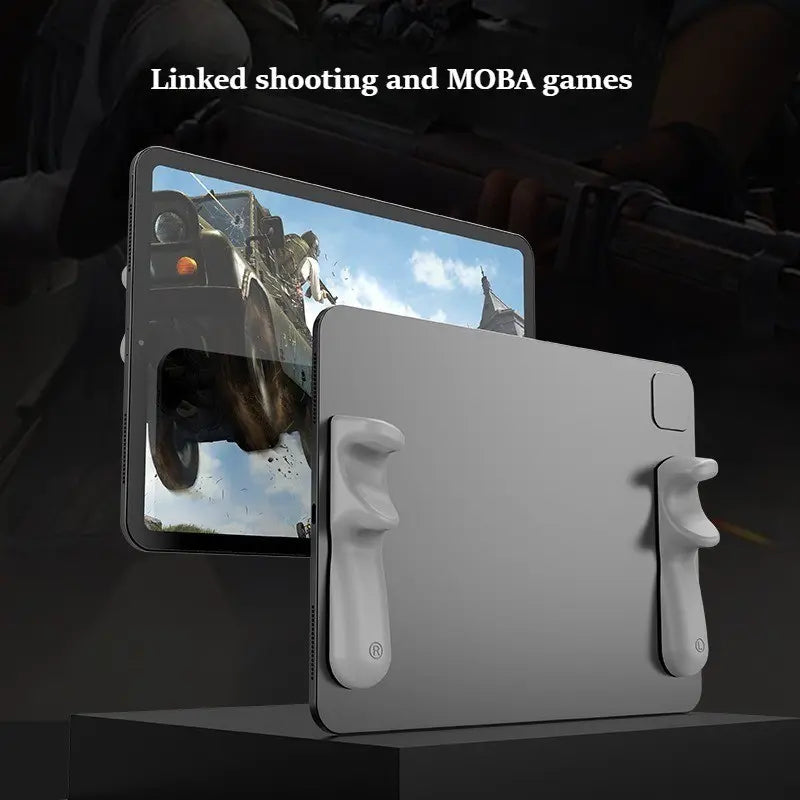Ipad Game Stand Set, Tablet Holder, Finger-Clamp Gaming Holder, Portable Compact Game Controller Accessory, Mobile Phone Support Bracket, Essential Gaming Gear