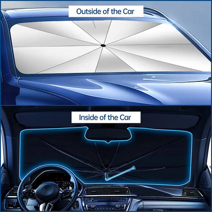 🌞 Last Day 50% OFF! 🌈 Foldable Car Windshield Sun Shade Umbrella