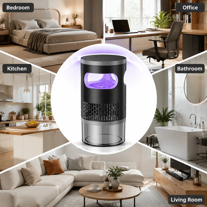 🚫 🦟No More Buzzing! Whisper-Quiet Non-Zapper Insect Trap (🔥50% OFF Today Only)