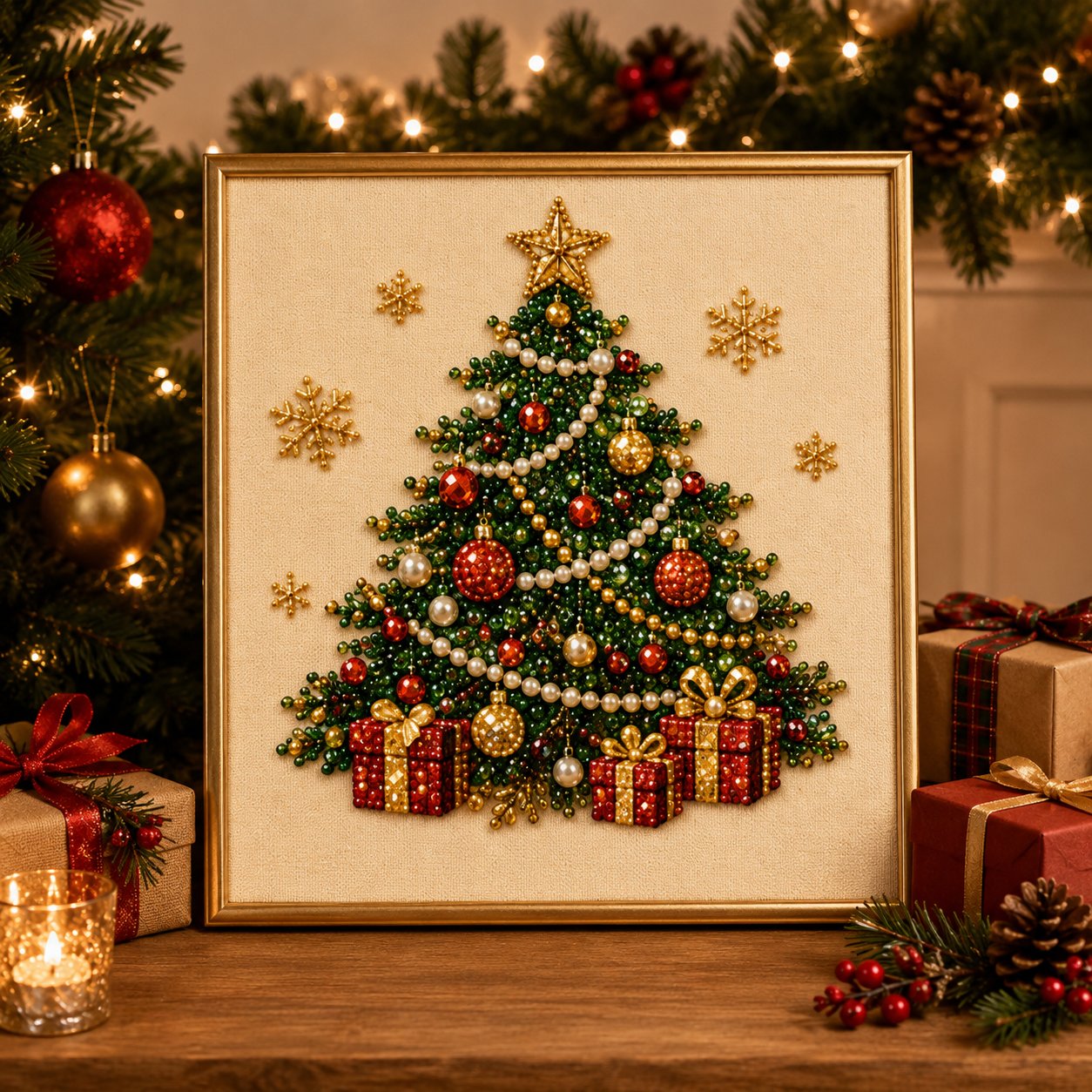 🎄 The Perfect Christmas Gift for Crafters! 🎁 - 🎨DIY Christmas Pearl Diamond Art Kit