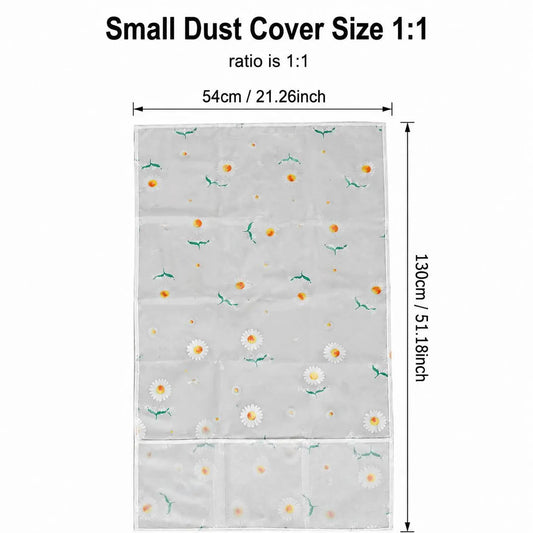 Refrigerator Dust Cover with Storage Pockets Multi Functional Waterproof Fridge Top Protector Household Kitchen Appliance Dust Proof Cover 2 Pack