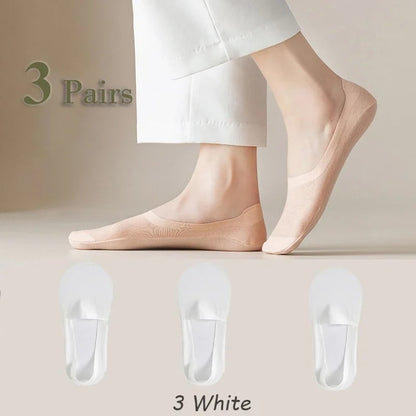 ⏰🔥Last Day 50% OFF! 🏠❄️Cooling Ice Silk No-Show Socks
