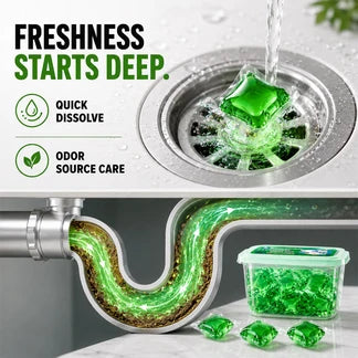 RZXEA™ 4-in-1 SewerBio Probiotic Drain Repair Pods