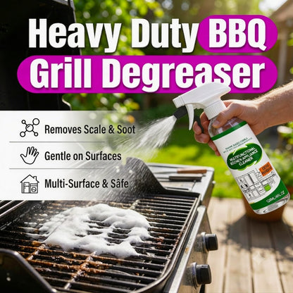 🍳 Say Goodbye to Tough Kitchen Grease!⚡ Just Spray, Wait & Wipe Away Grease! ✨