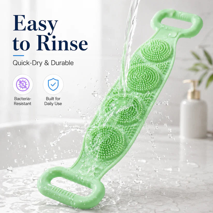 🚫 Stop Struggling to Reach Your Back! Anti-Acne Double-Sided Silicone Scrubbers (🔥Buy 1 Get 1 FREE)