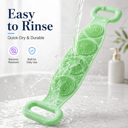 🚫 Stop Struggling to Reach Your Back! Anti-Acne Double-Sided Silicone Scrubbers (🔥Buy 1 Get 1 FREE)