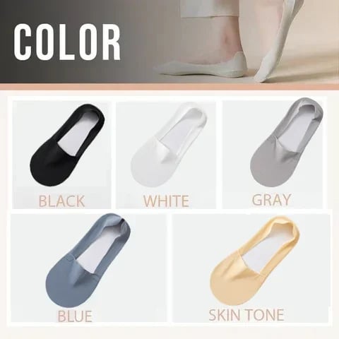 ⏰🔥Last Day 50% OFF! 🏠❄️Cooling Ice Silk No-Show Socks