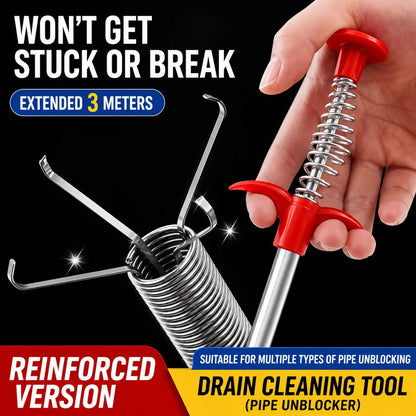🔥Last Day 50% OFF -🚿Professional Drain Clog Remover Tool – A Must-Have Home Emergency Tool