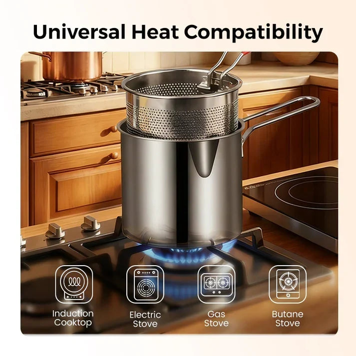 304 Stainless Steel Multifuntional Fryer