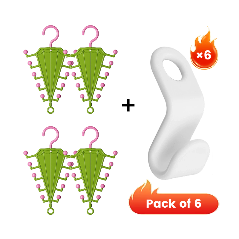 🎁BUY 1 GET 1 FREE!🧹 Messy Closet? Double Your Space Instantly!🔥V-Shaped Storage Rack