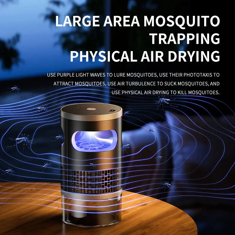 🚫 🦟No More Buzzing! Whisper-Quiet Non-Zapper Insect Trap (🔥50% OFF Today Only)