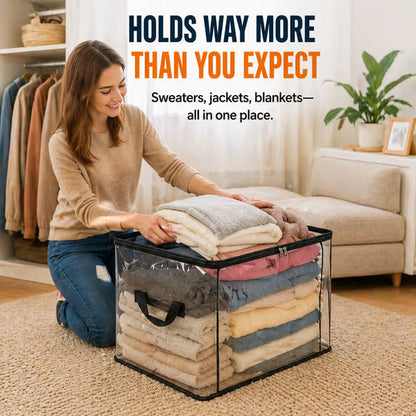 ⏰🔥Last Day 50% OFF! 🏠 TSpace-Saving Transparent Storage Bag | Dustproof & Moisture-Proof✨