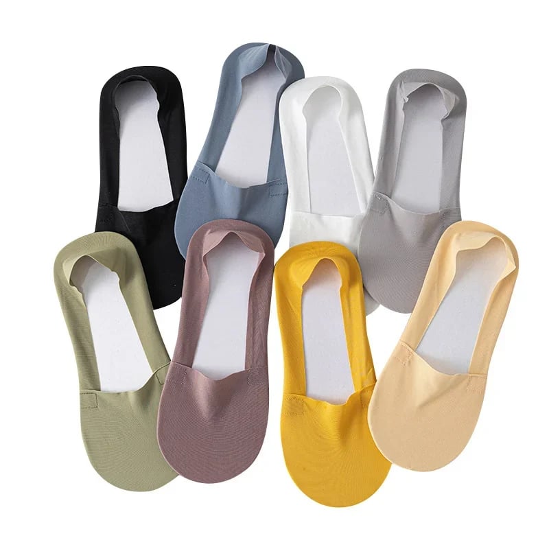 ⏰🔥Last Day 50% OFF! 🏠❄️Cooling Ice Silk No-Show Socks