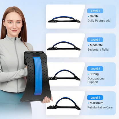 🔥50% OFF Instant Spine Relief! Magnetic Lumbar Stretcher & Posture Set