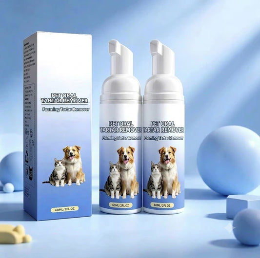 ⏰LIMITED TIME 50% OFF! 🤢 Fix Dog Stinky Breath Instantly! Vet-Approved Dog & Cat Teeth Cleaning Foam