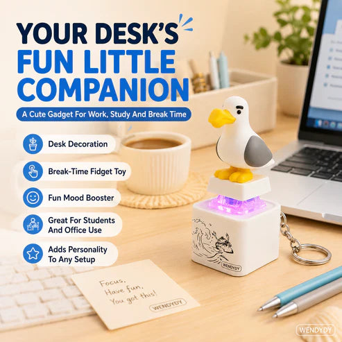 ⏰🔥Last Day 50% OFF!🏠Voice-Control Chirping Glow Keychain