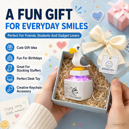 ⏰🔥Last Day 50% OFF!🏠Voice-Control Chirping Glow Keychain