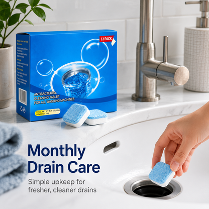 💥Last Day 50% OFF! 🫧Anti-Clogging & Odor Remover Drain Cleaning Sheets