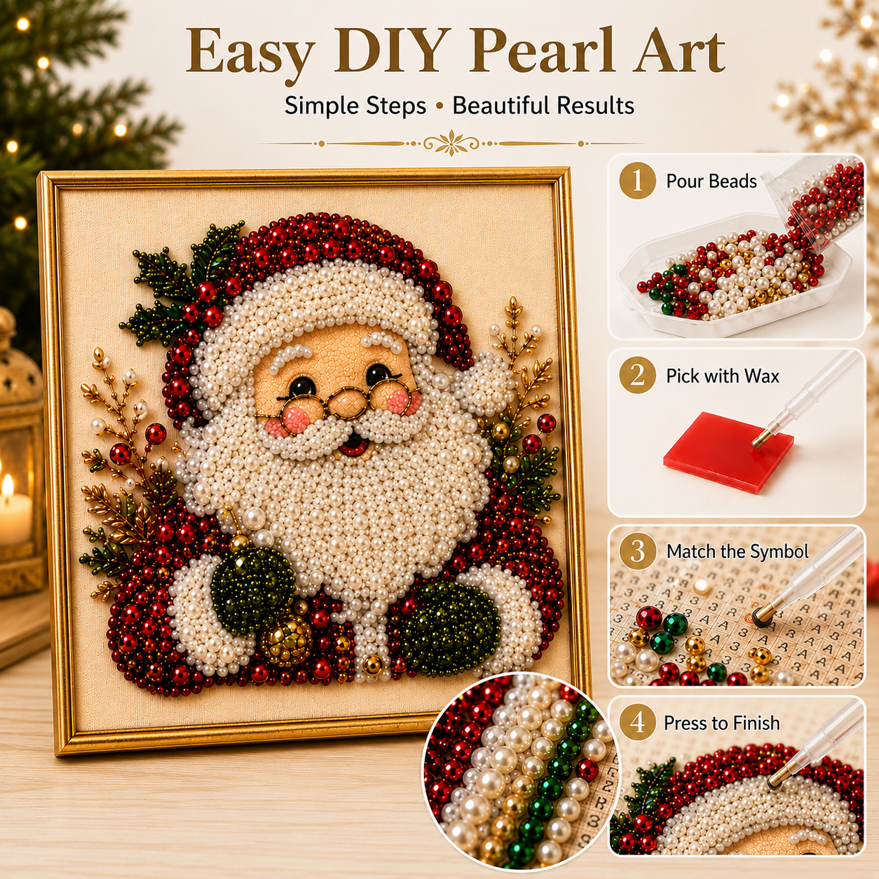 🎄 The Perfect Christmas Gift for Crafters! 🎁 - 🎨DIY Christmas Pearl Diamond Art Kit