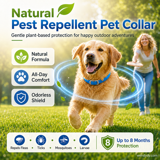 🚫 🦟Stop Fleas & Ticks!  Vet-Approved Pet Collar (⏰Summer Stock Up: Buy 2 Get 1 FREE）