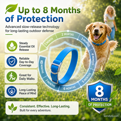 🚫 🦟Stop Fleas & Ticks!  Vet-Approved Pet Collar (⏰Summer Stock Up: Buy 2 Get 1 FREE）