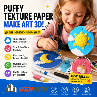 🎄Special Surprise Offer 🎁Today 50%！🔮Master the magic of painting！👩‍🎨Foam Texture Painting Paper🎁