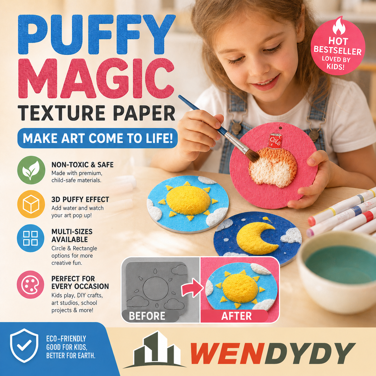 🎄Special Surprise Offer 🎁Today 50%！🔮Master the magic of painting！👩‍🎨Foam Texture Painting Paper🎁