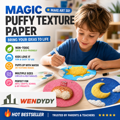 🎄Special Surprise Offer 🎁Today 50%！🔮Master the magic of painting！👩‍🎨Foam Texture Painting Paper🎁
