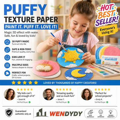 🎄Special Surprise Offer 🎁Today 50%！🔮Master the magic of painting！👩‍🎨Foam Texture Painting Paper🎁
