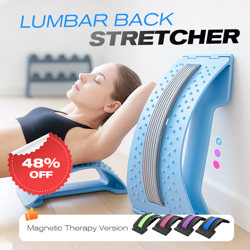 🔥50% OFF Instant Spine Relief! Magnetic Lumbar Stretcher & Posture Set