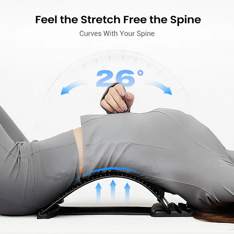 🔥50% OFF Instant Spine Relief! Magnetic Lumbar Stretcher & Posture Set