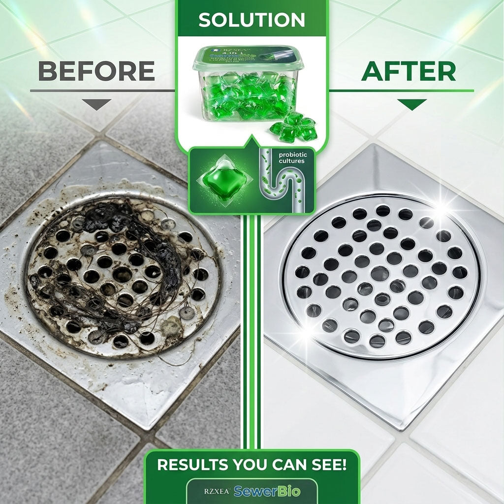 RZXEA™ 4-in-1 SewerBio Probiotic Drain Repair Pods