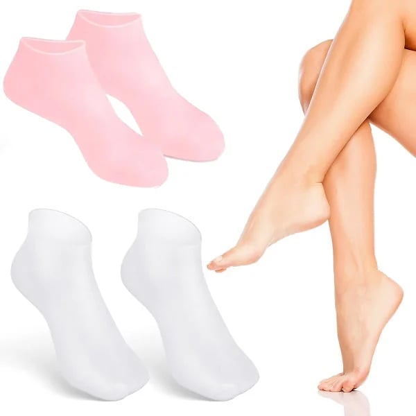 🧴 Pair with Your Lotion for Deep Moisture!🔥Women's Foot Care Silicone Socks