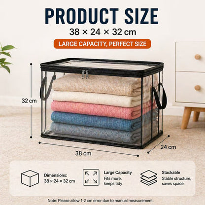 ⏰🔥Last Day 50% OFF! 🏠 TSpace-Saving Transparent Storage Bag | Dustproof & Moisture-Proof✨