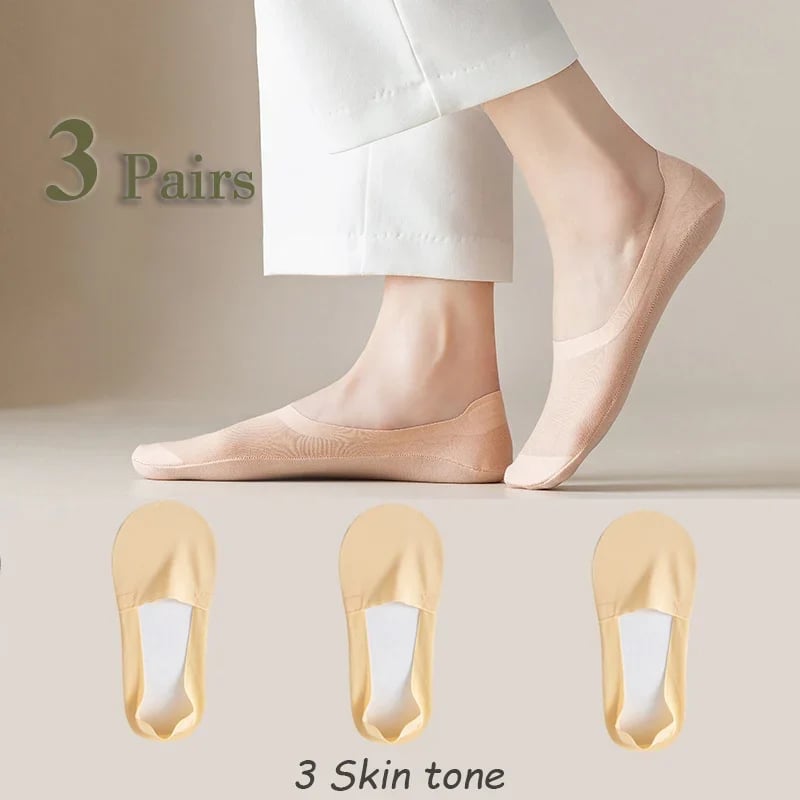 ⏰🔥Last Day 50% OFF! 🏠❄️Cooling Ice Silk No-Show Socks