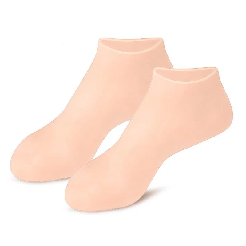 🧴 Pair with Your Lotion for Deep Moisture!🔥Women's Foot Care Silicone Socks