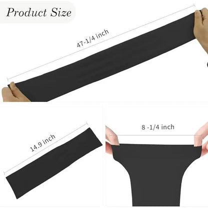 2 Pair Sun Protection Cooling Arm Sleeves Compression - Tattoo Cover up - Sun Sleeves for Men Women Youth