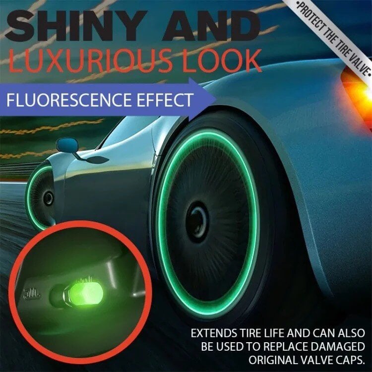 ✨Cool Glowing Tire Valve Caps - Instantly Upgrade Your Wheels