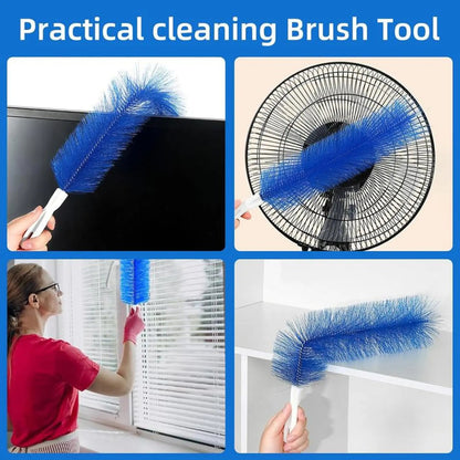 3 Counts Fan Cleaning Brush, Dust Removal Brush, Cleaning Brush, Bendable Microfiber Head, Reusable Dust Collector, Washable, Suitable for Ceiling Fan Blades (3 Pieces)