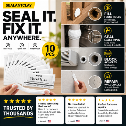 ❌ Stop Rats & Bugs! Waterproof Hole Sealing Clay Putty (🔥Buy 20 PCS & Get 50% OFF)
