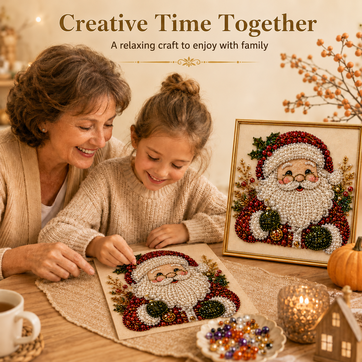 🎄 The Perfect Christmas Gift for Crafters! 🎁 - 🎨DIY Christmas Pearl Diamond Art Kit