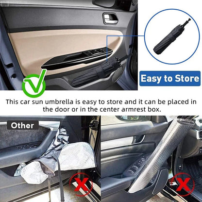 🌞 Last Day 50% OFF! 🌈 Foldable Car Windshield Sun Shade Umbrella