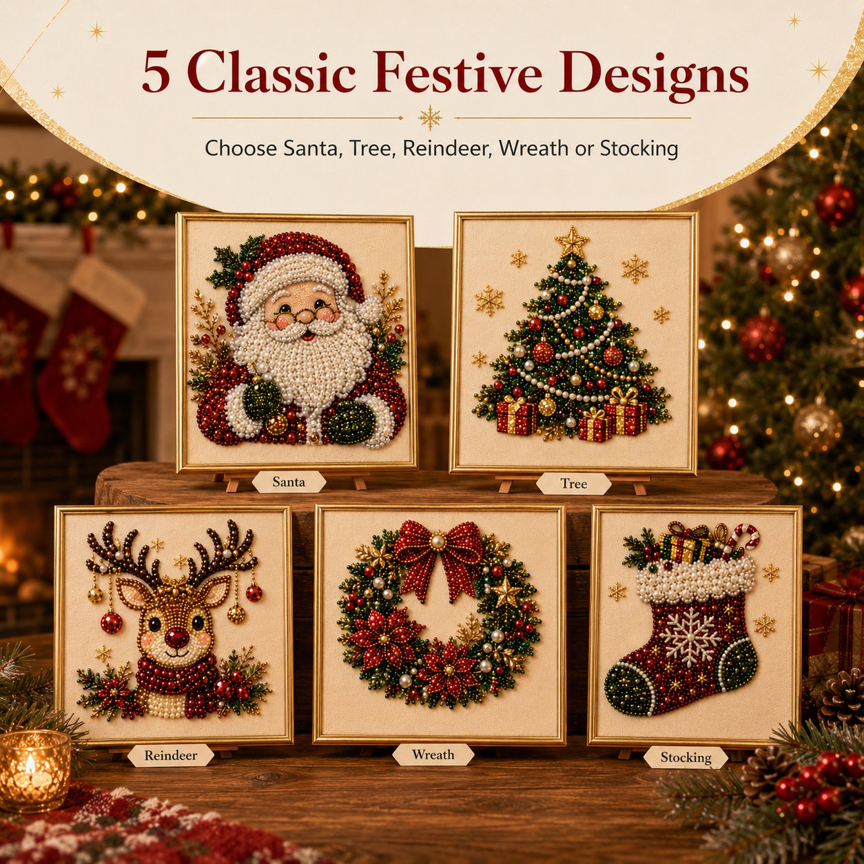 🎄 The Perfect Christmas Gift for Crafters! 🎁 - 🎨DIY Christmas Pearl Diamond Art Kit