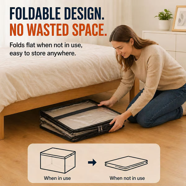 ⏰🔥Last Day 50% OFF! 🏠 TSpace-Saving Transparent Storage Bag | Dustproof & Moisture-Proof✨
